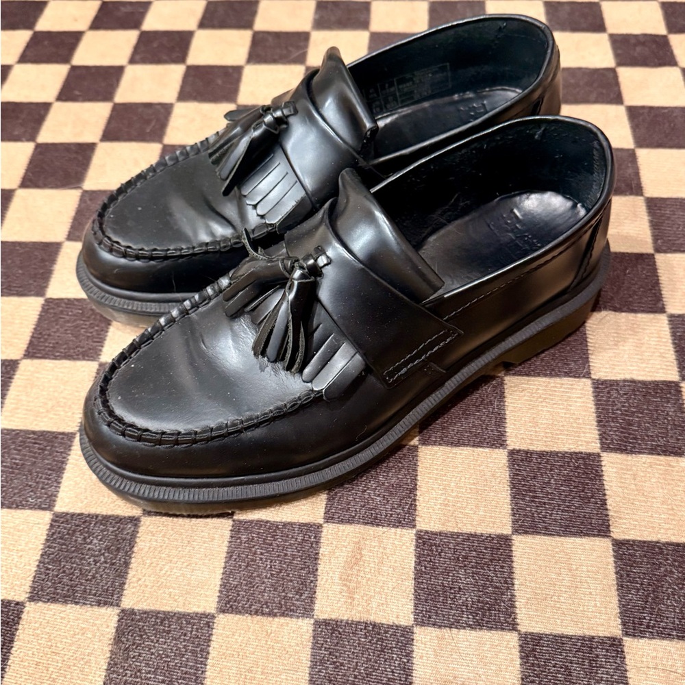 Classic Black Tassel Loafers